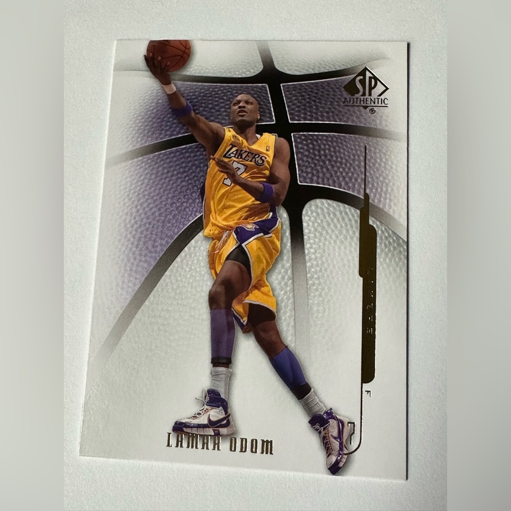 Lamar Odom - SP Authentic Lakers Trading Card Collectible